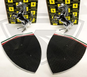 Ferrari 812 Superfast Tricolore Carbon Fiber Fender Shields