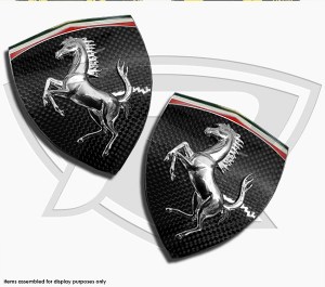 Ferrari 812 Superfast Tricolore Carbon Fiber Fender Shields